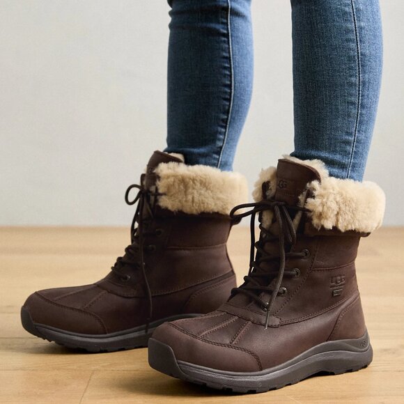 UGG Women's Adirondack Boot LLL Distressed Snow Boot - Picture 2 of 11